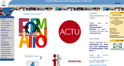Desktop Screenshot of herault.franceolympique.com
