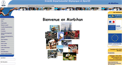 Desktop Screenshot of morbihan.franceolympique.com