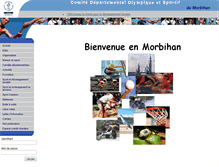 Tablet Screenshot of morbihan.franceolympique.com