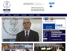 Tablet Screenshot of champagneardenne.franceolympique.com