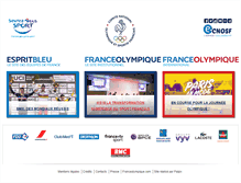 Tablet Screenshot of franceolympique.com