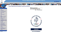 Desktop Screenshot of essonne.franceolympique.com