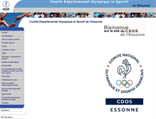 Tablet Screenshot of essonne.franceolympique.com