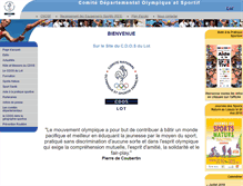 Tablet Screenshot of lot.franceolympique.com