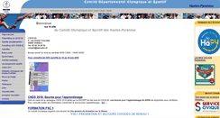 Desktop Screenshot of hautespyrenees.franceolympique.com