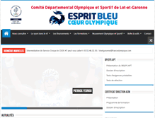 Tablet Screenshot of lotetgaronne.franceolympique.com