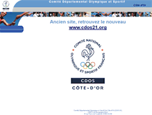 Tablet Screenshot of cotedor.franceolympique.com