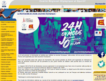 Tablet Screenshot of hautenormandie.franceolympique.com