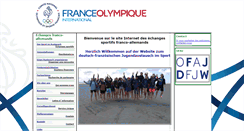 Desktop Screenshot of francoallemand.franceolympique.com