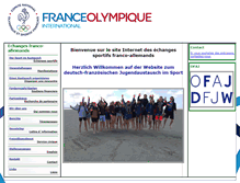 Tablet Screenshot of francoallemand.franceolympique.com