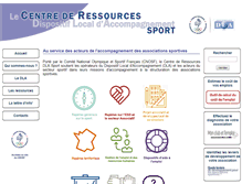 Tablet Screenshot of cnar-sport.franceolympique.com