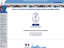 Tablet Screenshot of alpesmaritimes.franceolympique.com