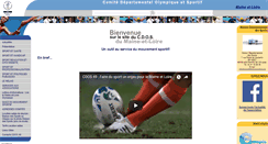 Desktop Screenshot of maineetloire.franceolympique.com