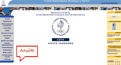 Desktop Screenshot of hautegaronne.franceolympique.com