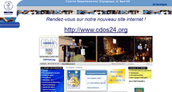 Desktop Screenshot of dordogne.franceolympique.com