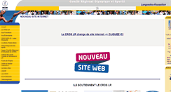 Desktop Screenshot of languedocroussillon.franceolympique.com